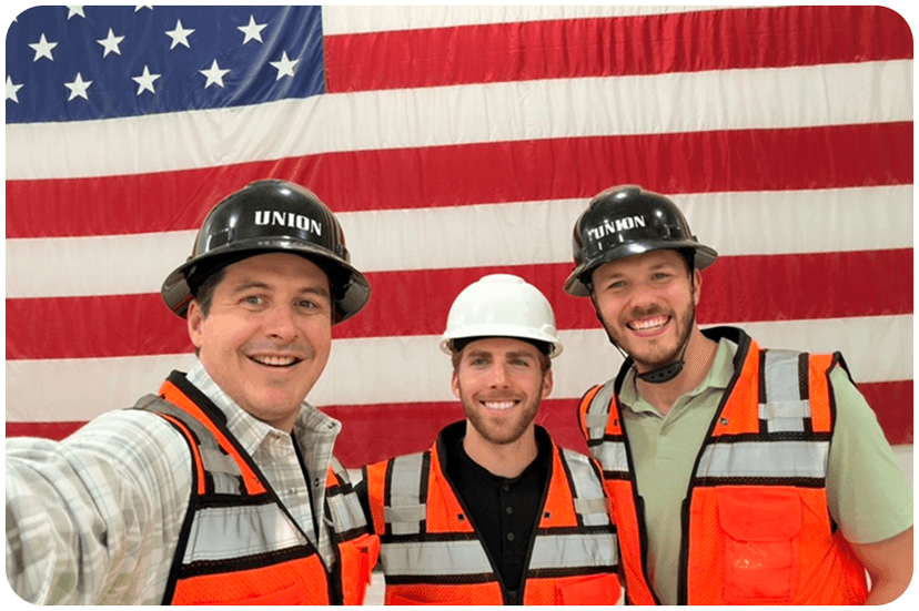 Flylance team at UNION facility